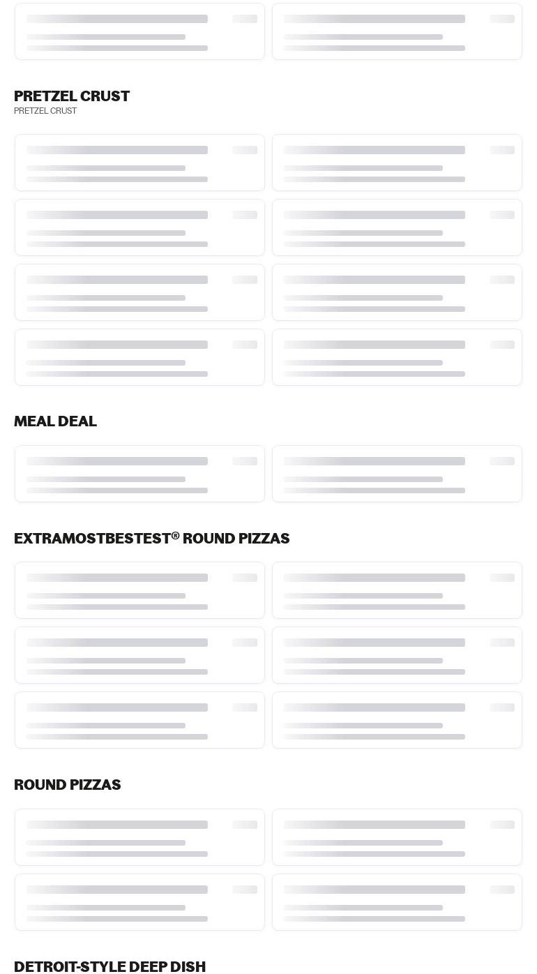 Little Caesars Pizza Menu