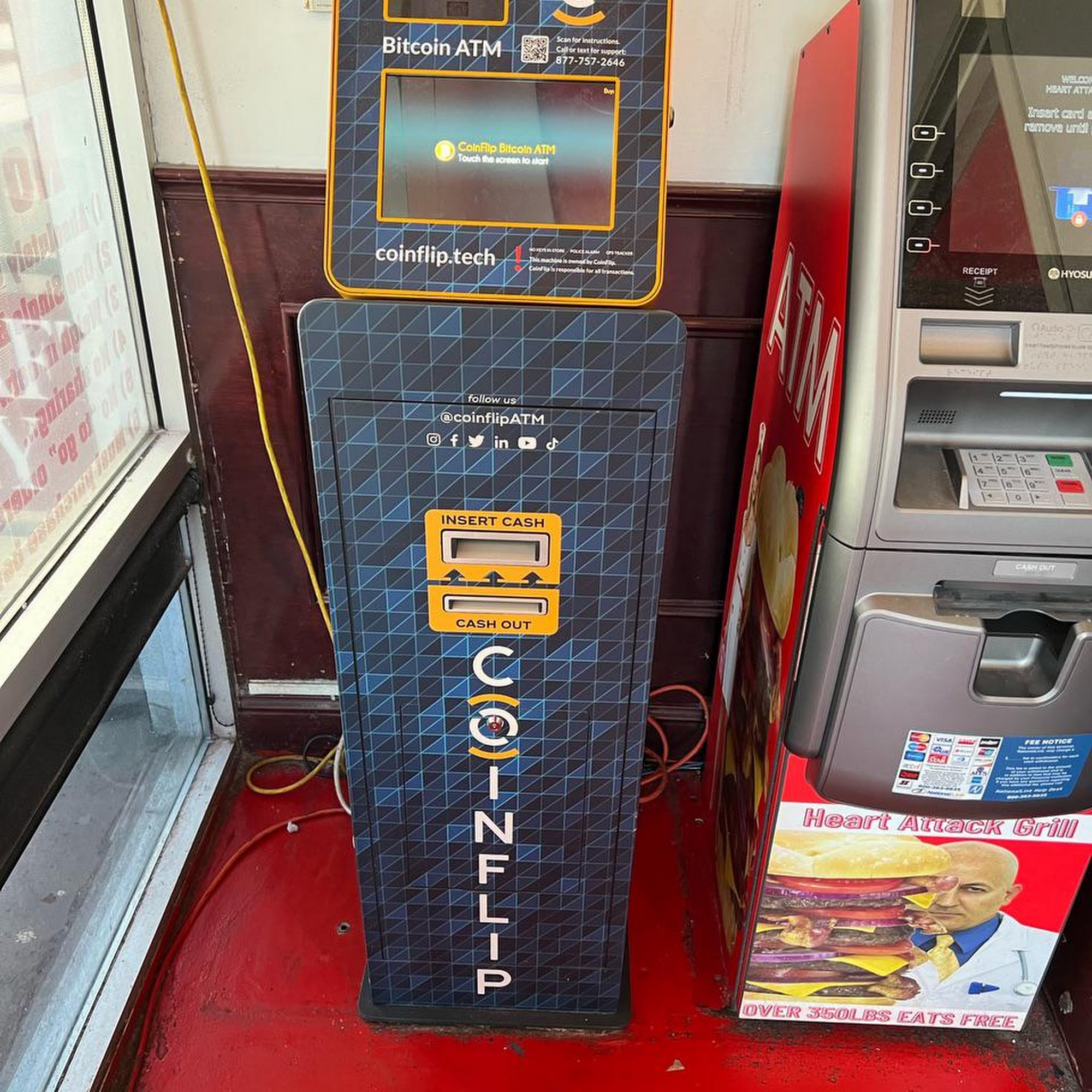 CoinFlip Bitcoin ATM - Heart Attack Grille (Las Vegas)
