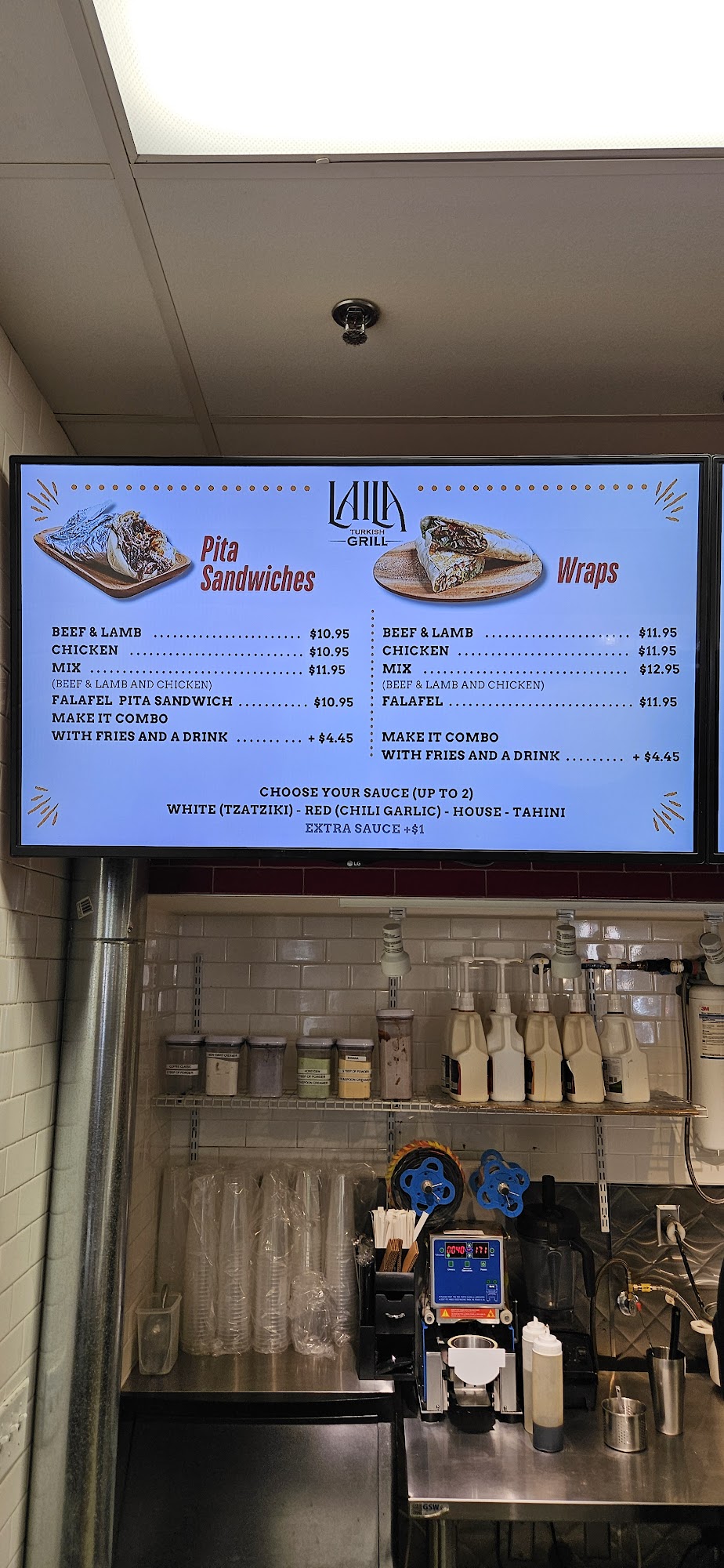 BASE ACCESS Laila Turkish Grill Menu