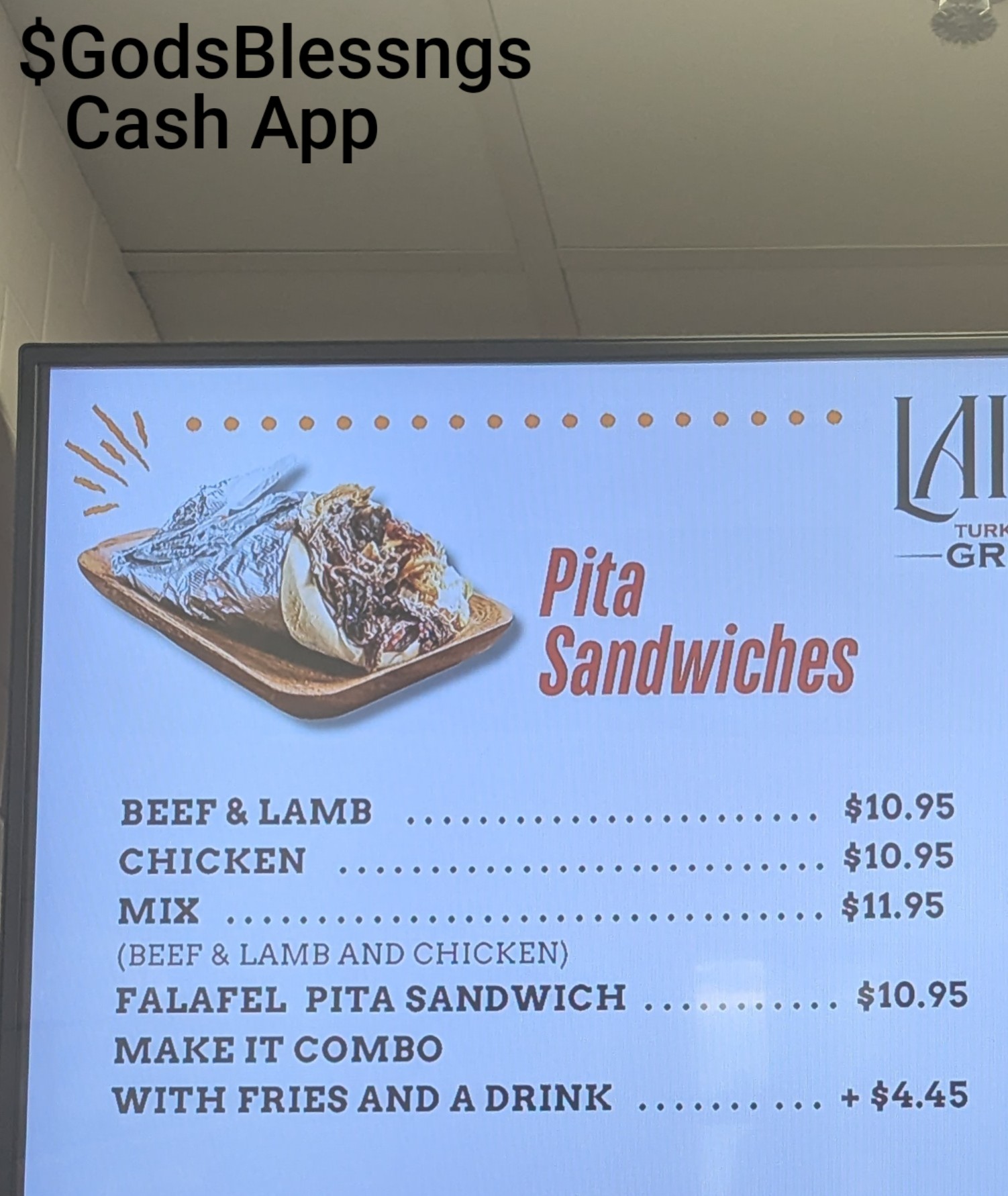 BASE ACCESS Laila Turkish Grill Menu