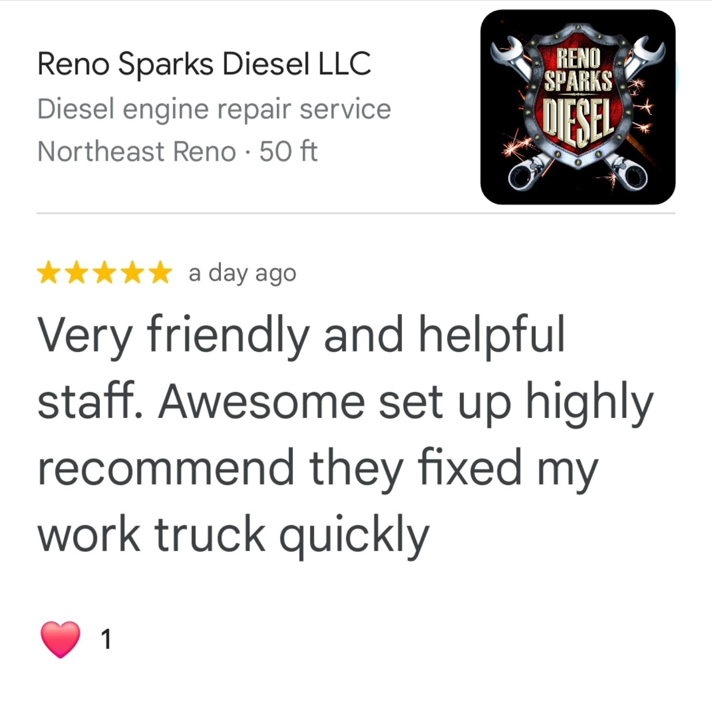 Reno Sparks Diesel LLC