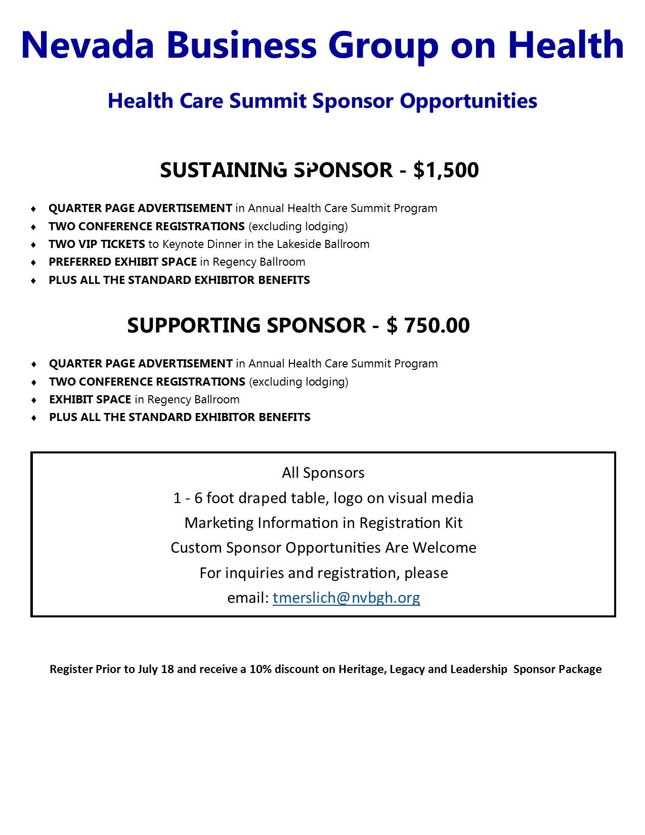 Nevada Business Group on Health