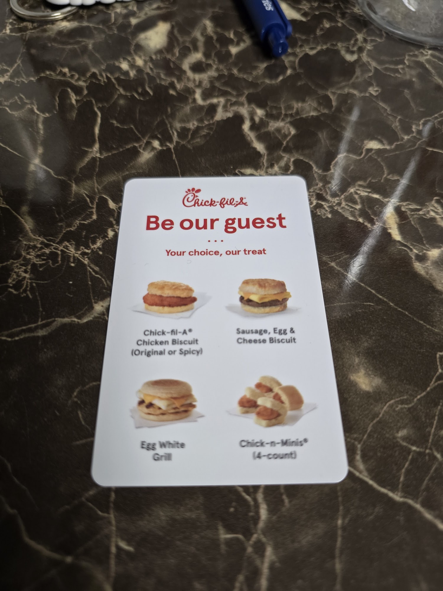 Chick-fil-A Menu