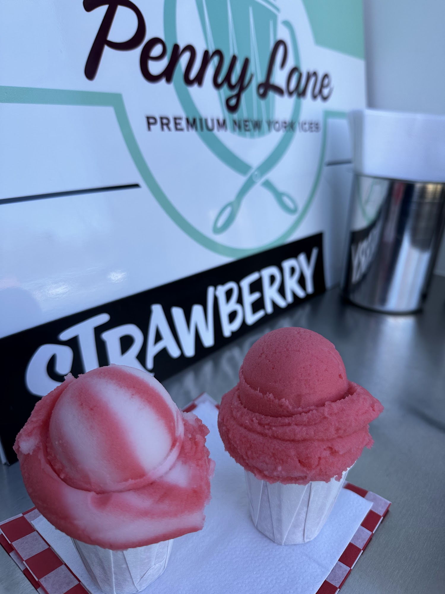 Penny Lane Ices Express Menu