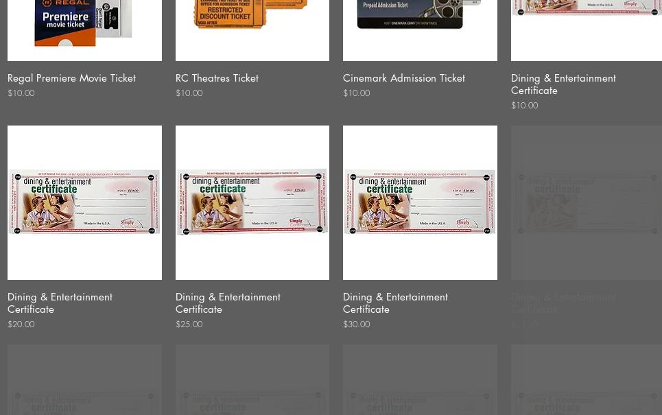 Simply Certificates Menu