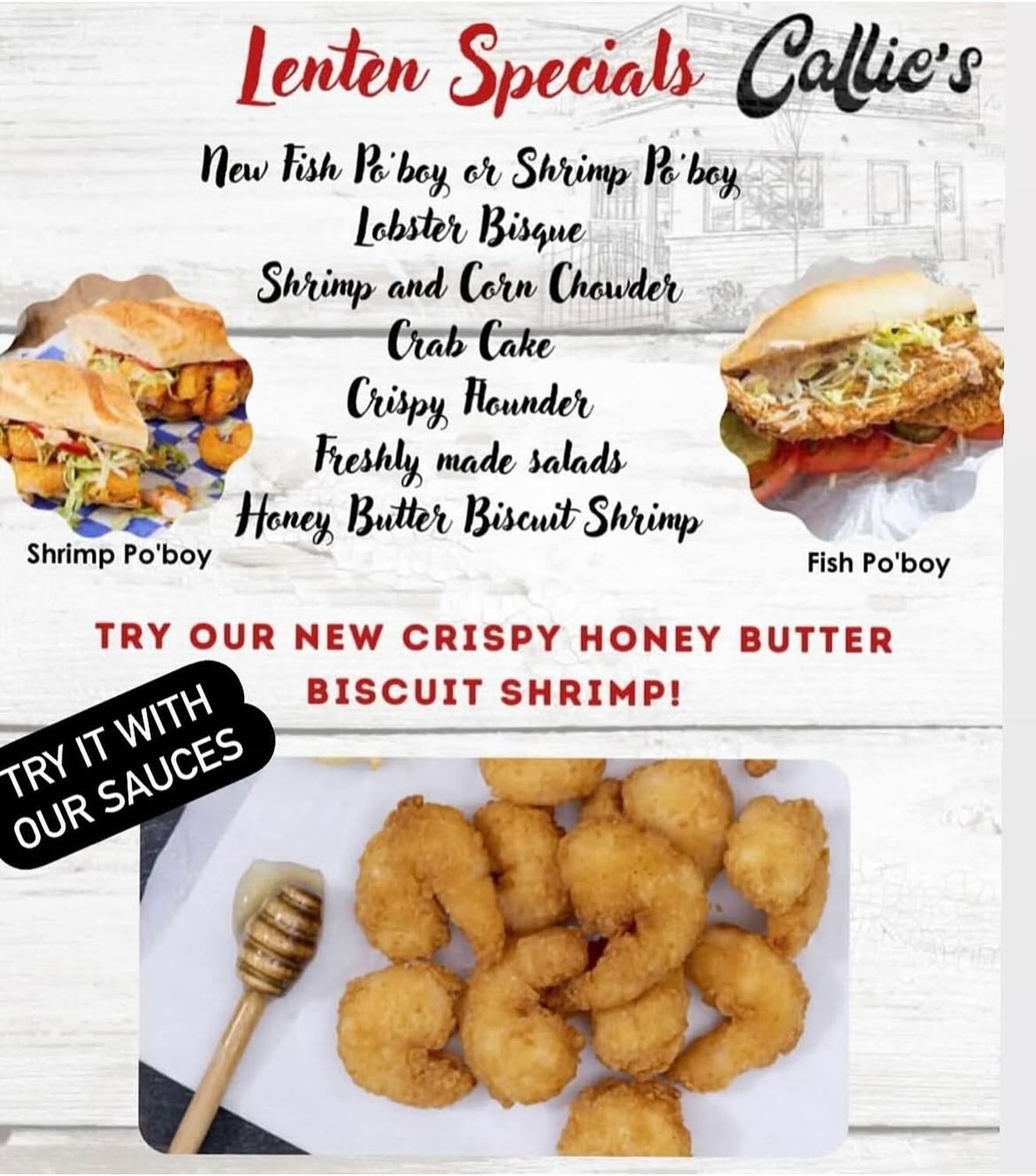 Callie's Menu