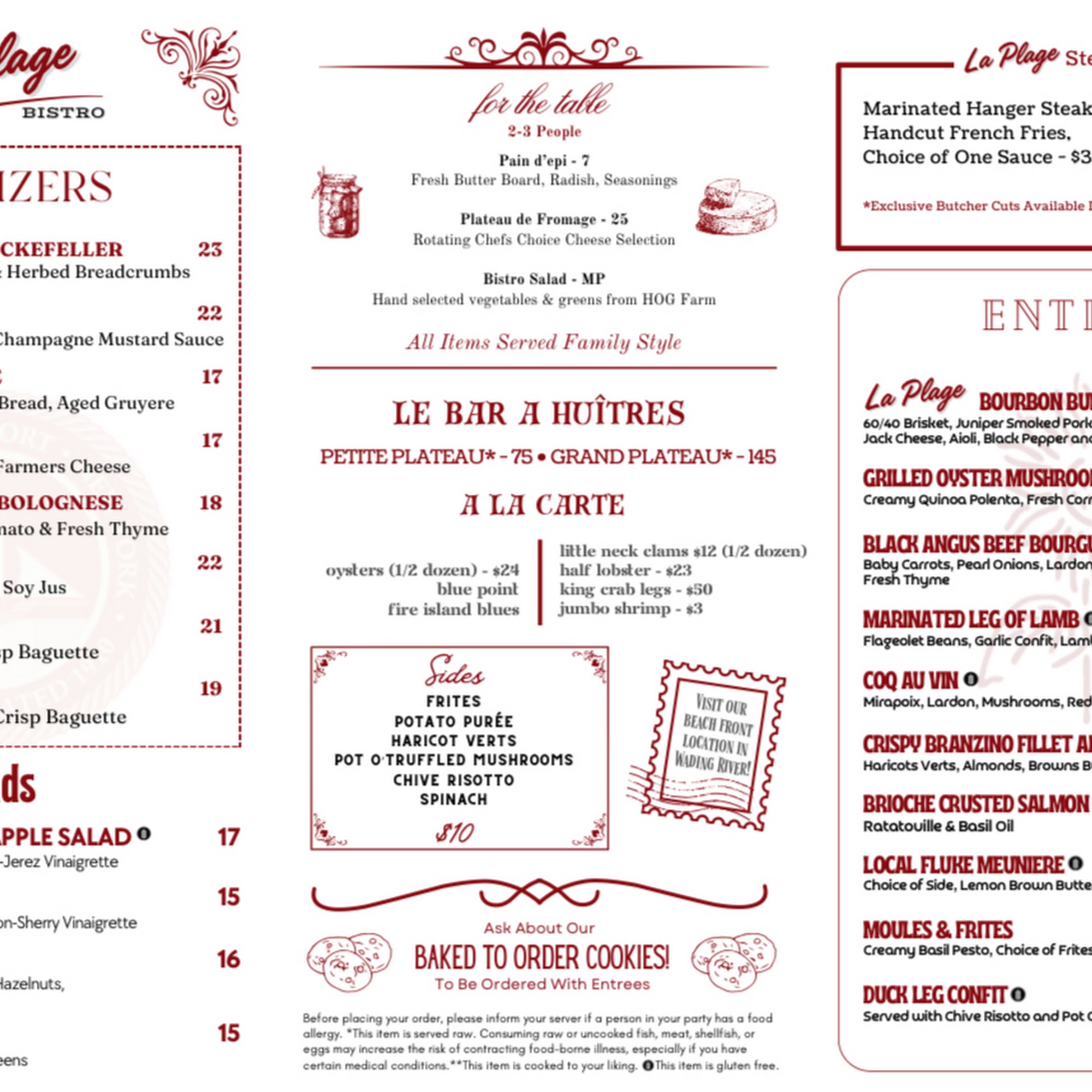 La Plage Bistro