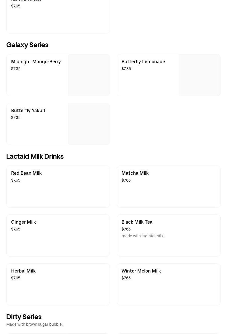 520 Dessert Spot Menu