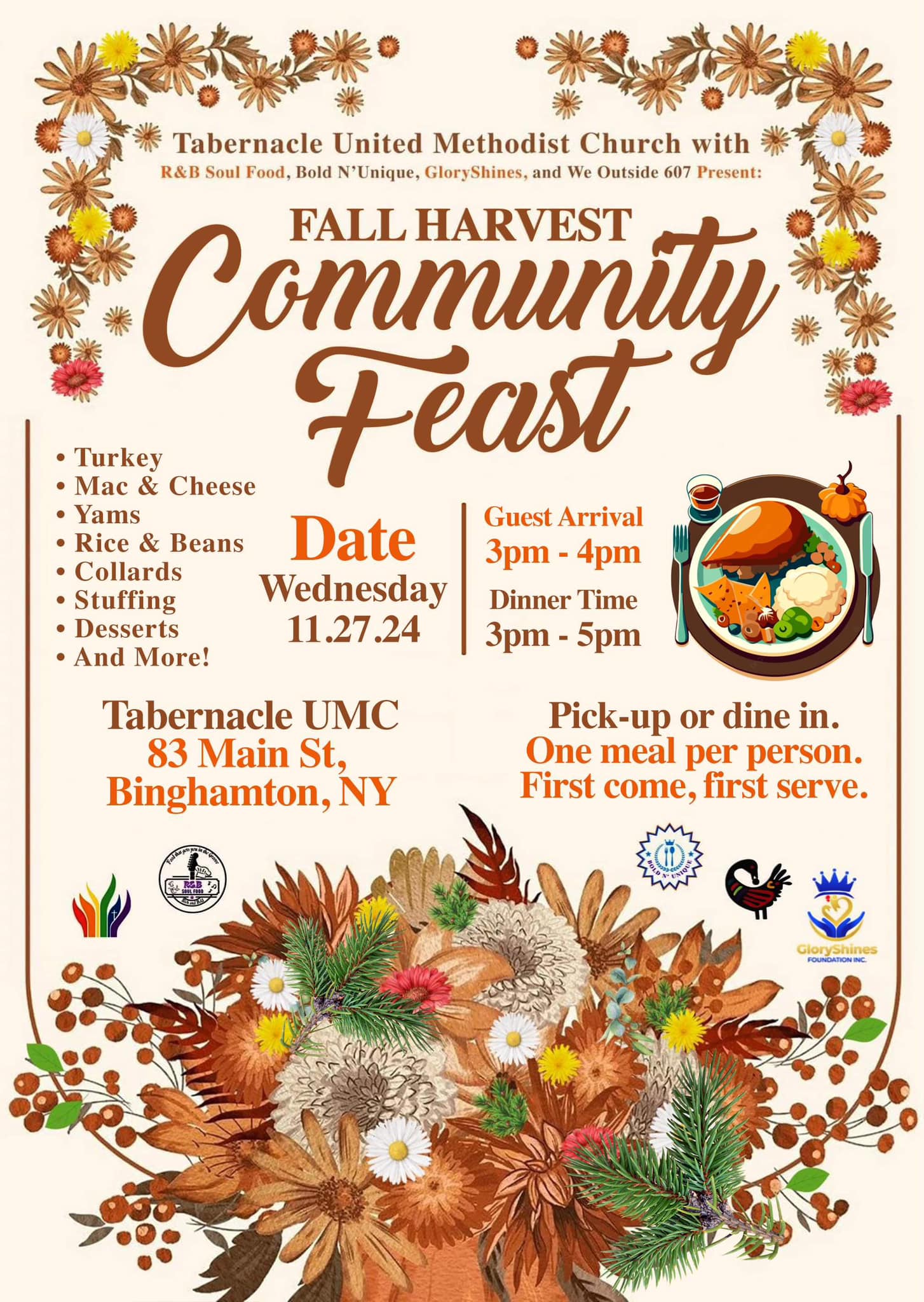 R&B Soulfood Binghamton Ny 13905 Menu