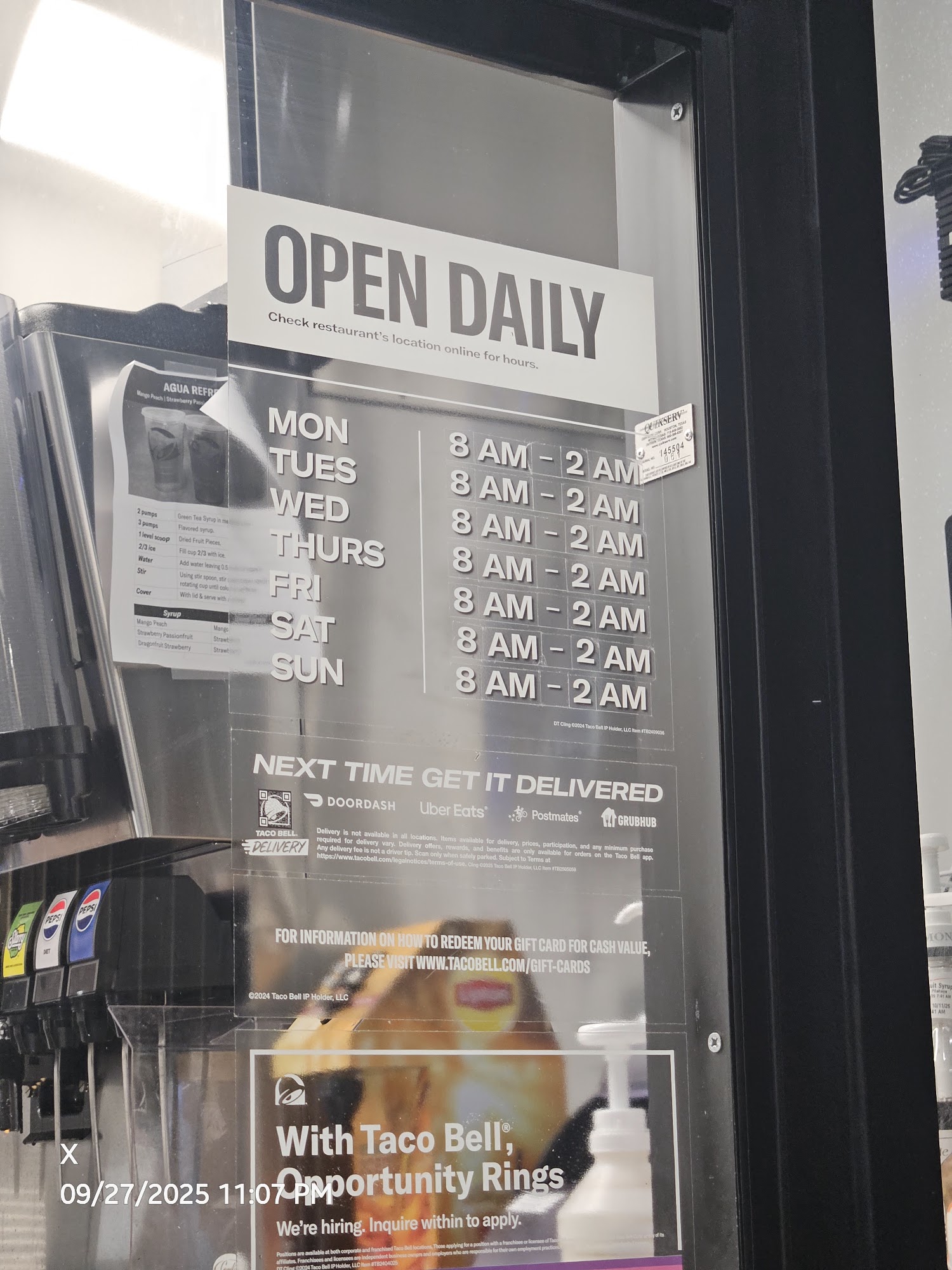 Taco Bell Menu