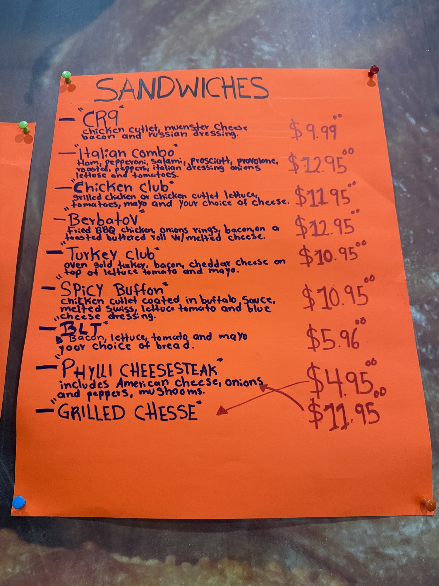 Dely y Taqueria Katy Menu
