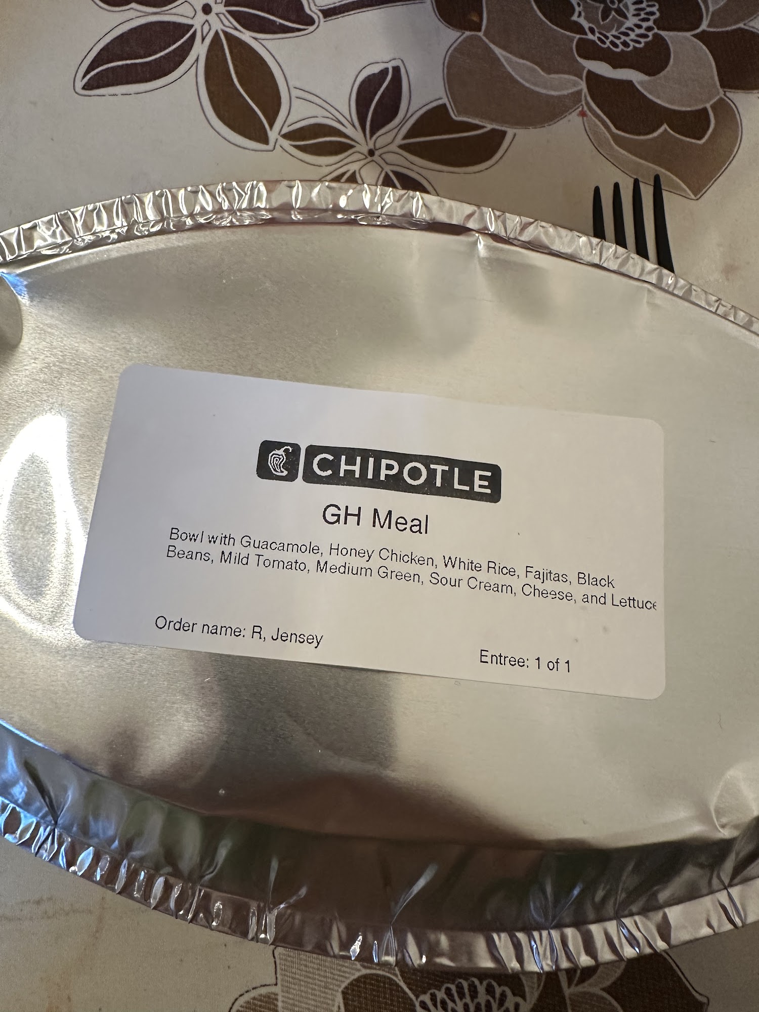 Chipotle Mexican Grill Menu