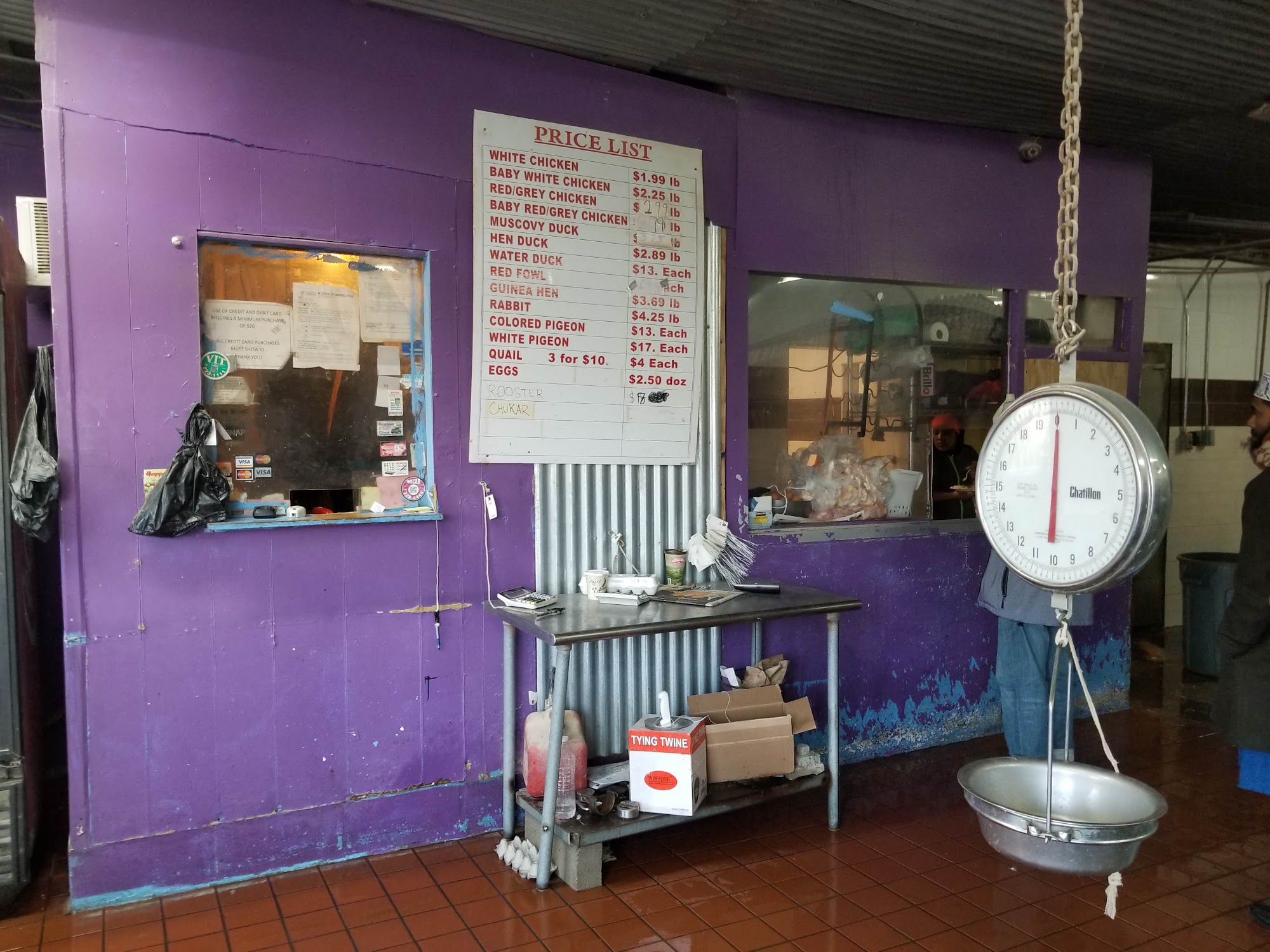 Casablanca Poultry Market Menu