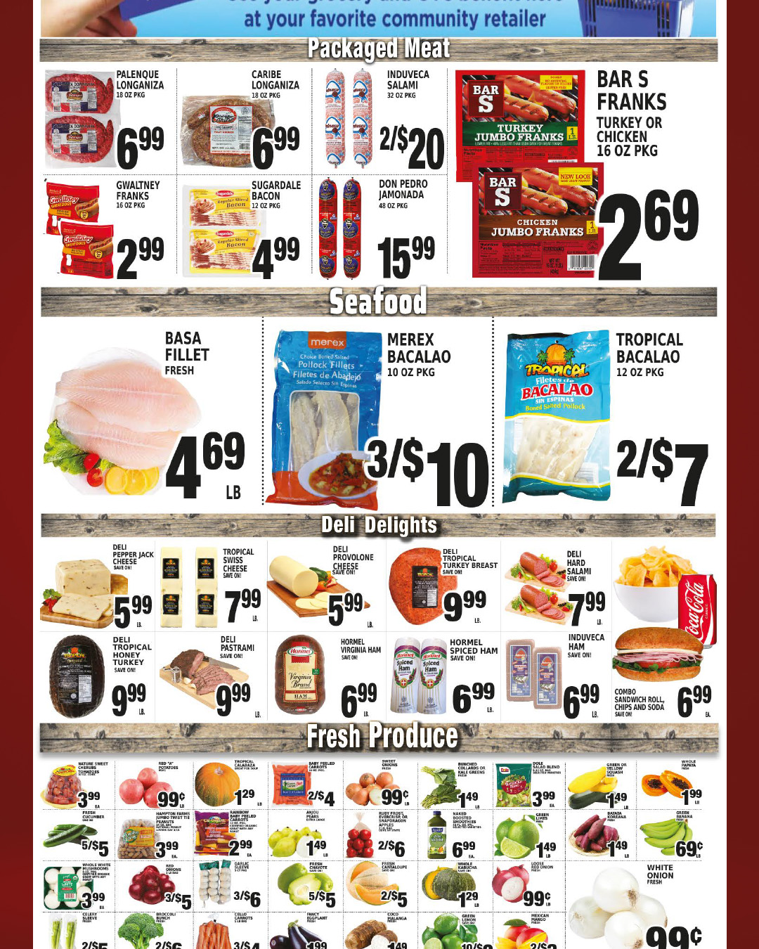 Morris Food Corp Menu