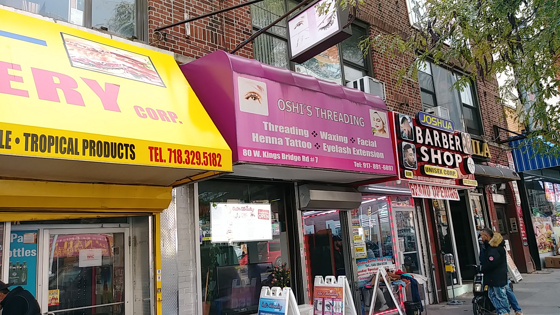 Oshi's Threading 80 W Kingsbridge Rd, Bronx New York 10468