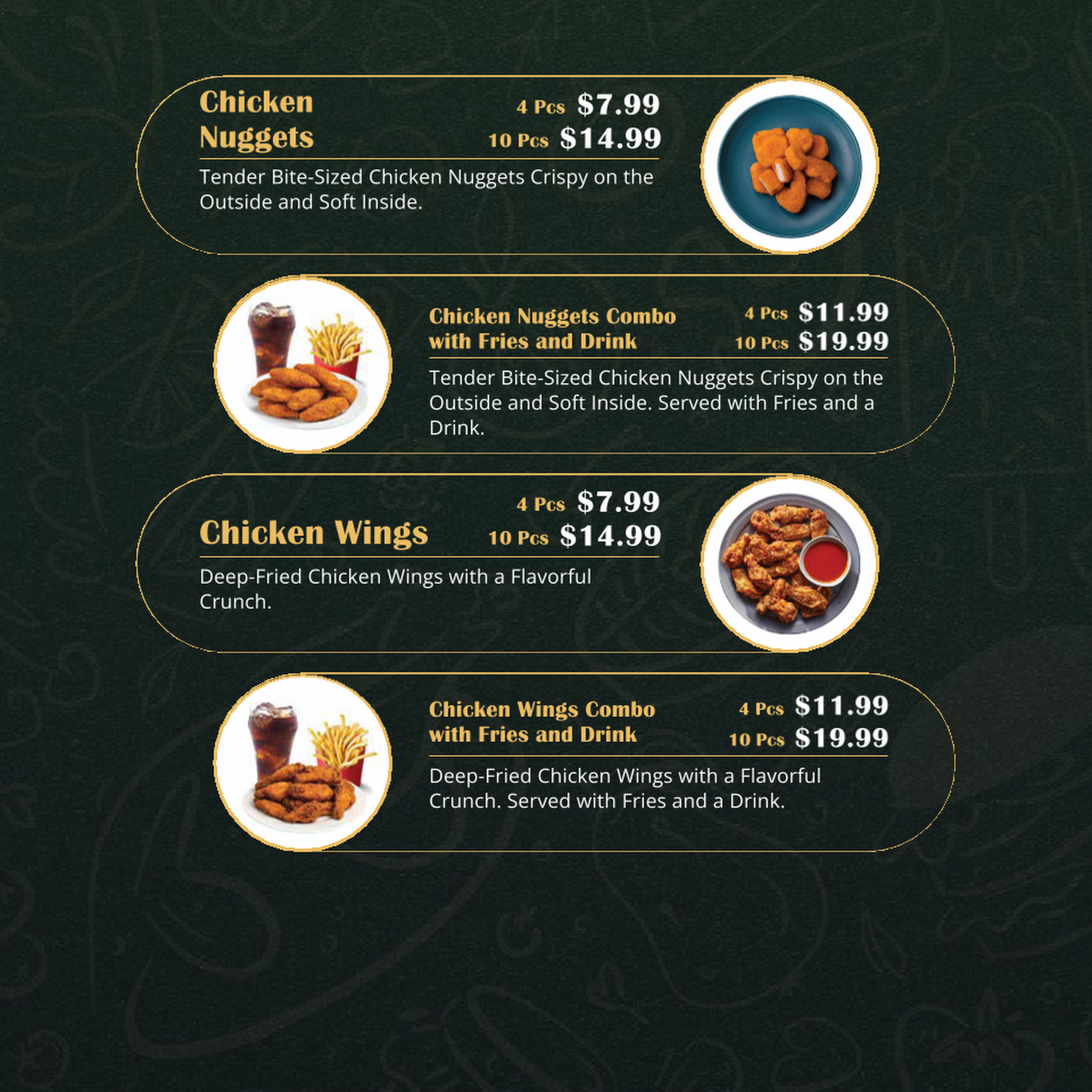 Chaman Restaurant Menu