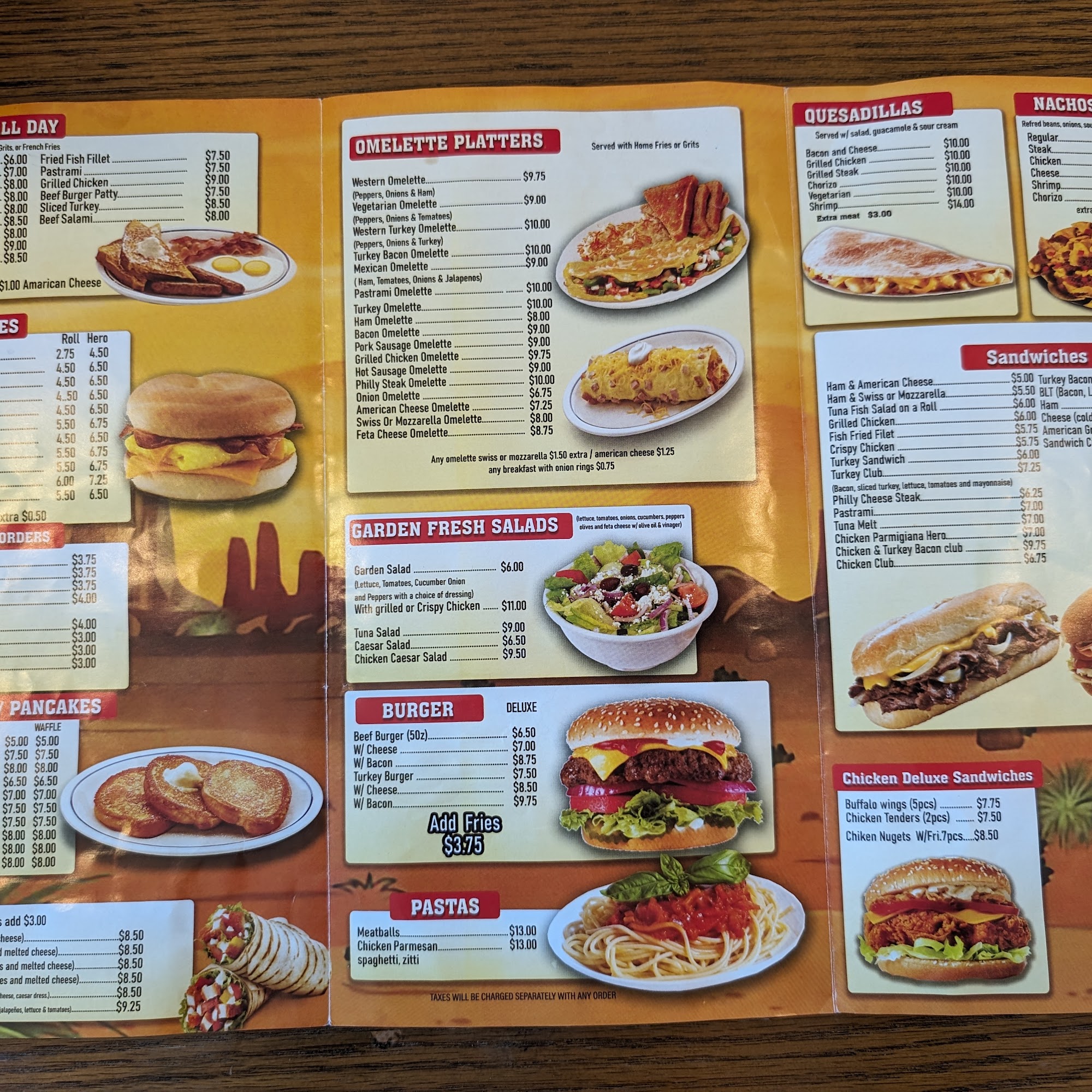 San Marcos Cafe Menu