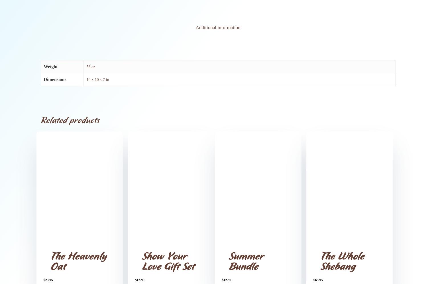 Salt of the Earth Bakery Menu