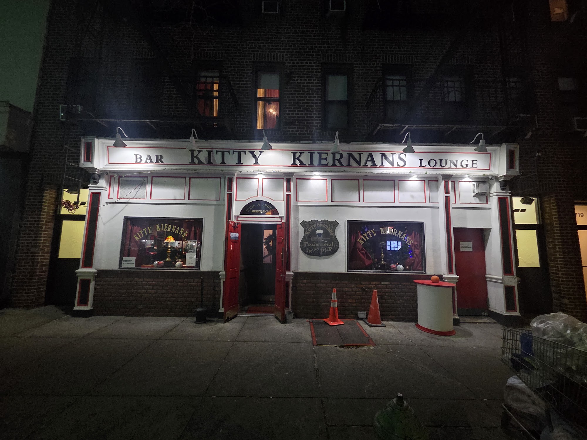 Kitty Kiernans Menu