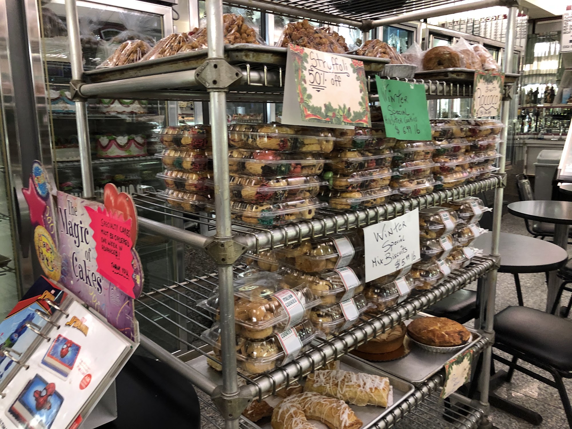 Savarese Italian Pastry Shoppe Menu