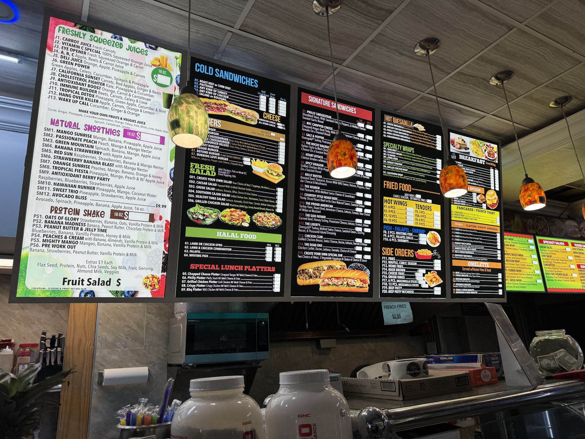 Star Lite Deli Corporation Menu