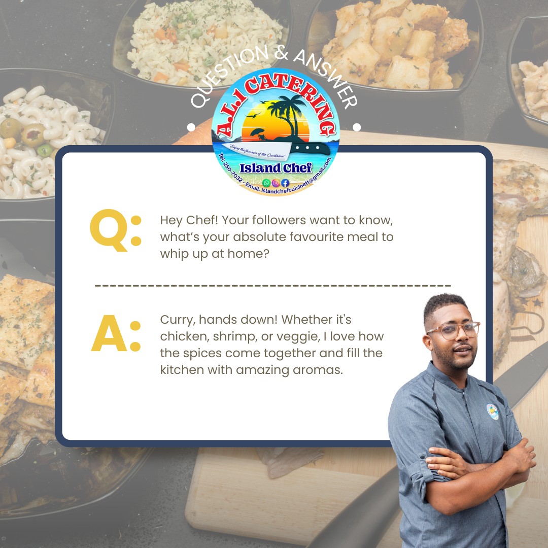 Island Chef Cuisine Menu