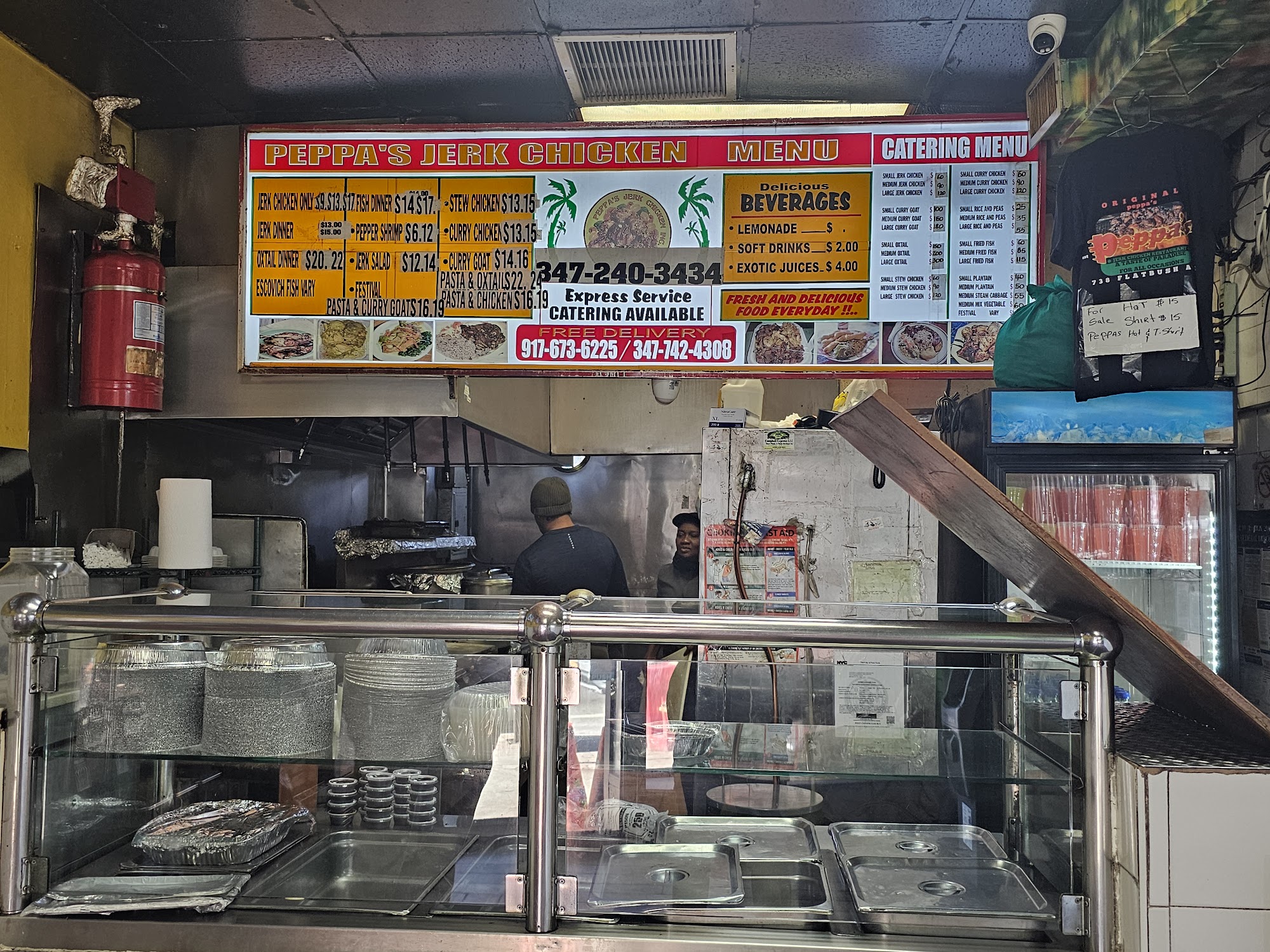 Peppas Jerk Chicken Menu