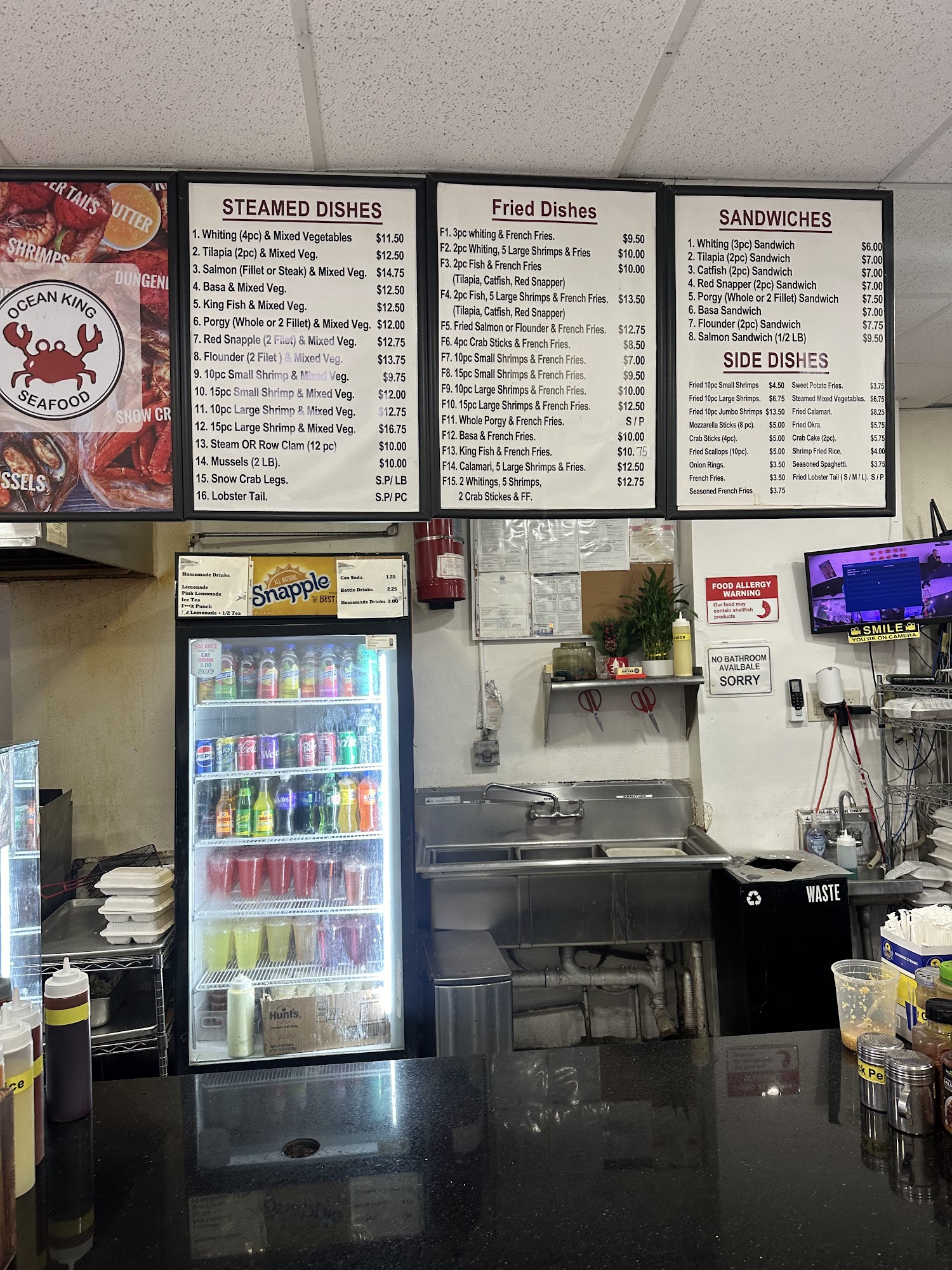 King Fish Market Menu