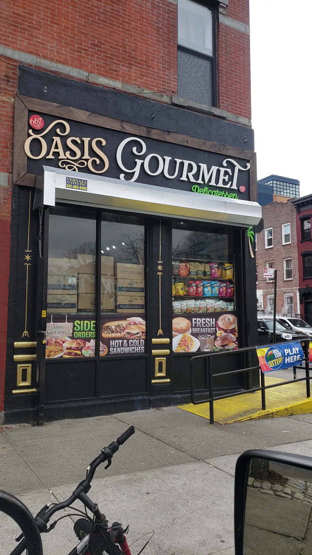 Oasis deli gourmet Menu