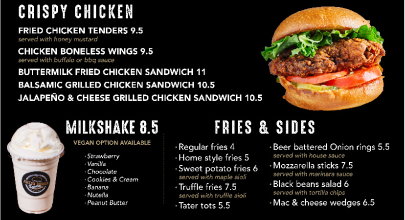 Fulton Burger Park Slope ( Brooklyn ) Menu