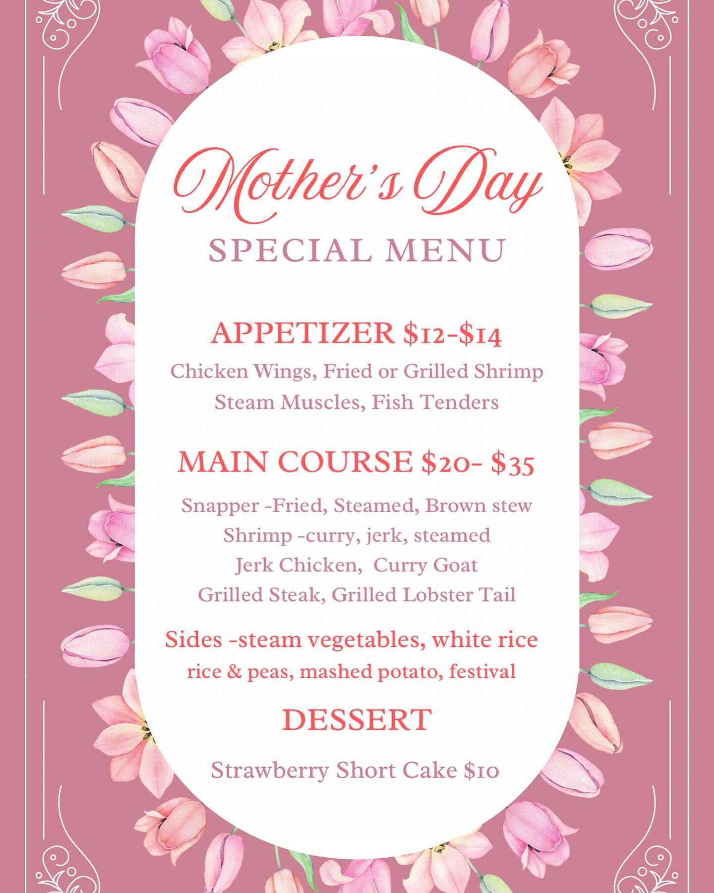 Richards Restaurant and Grill inc Menu