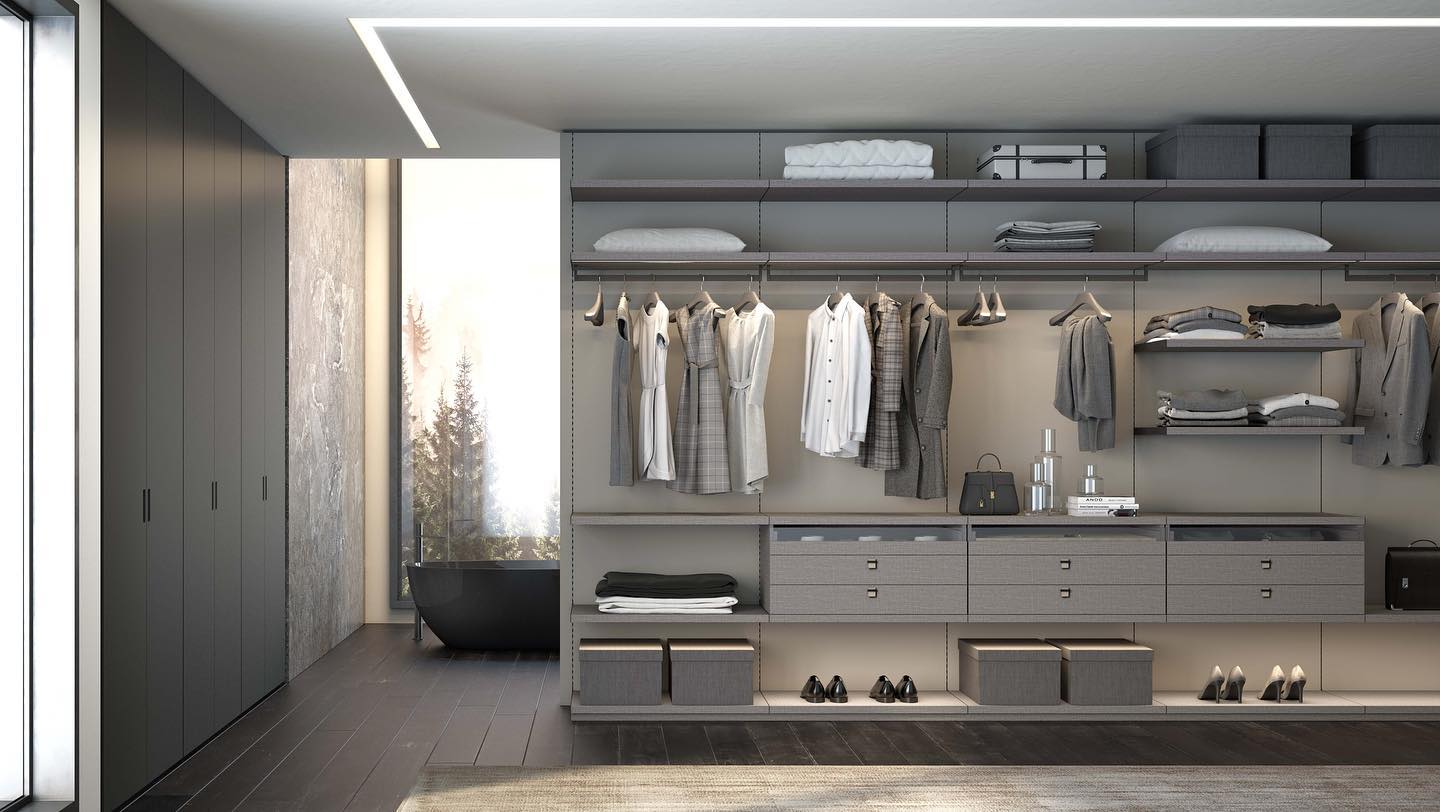 Anna Gratia Studia | Modern walk-in closets and wardrobes Brooklyn