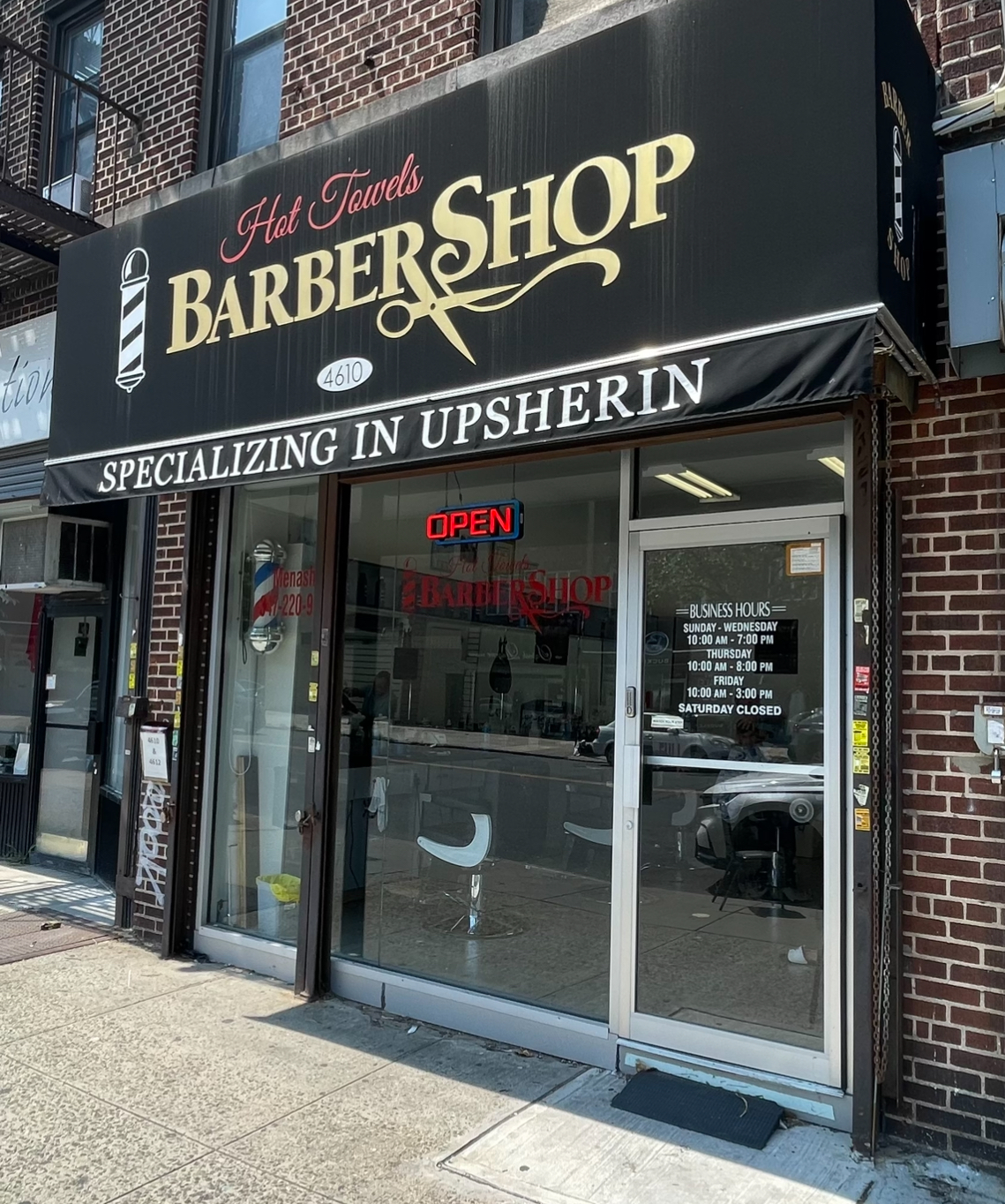 Hot Towels Barber Shop 4610 18th Ave, Brooklyn New York 11204