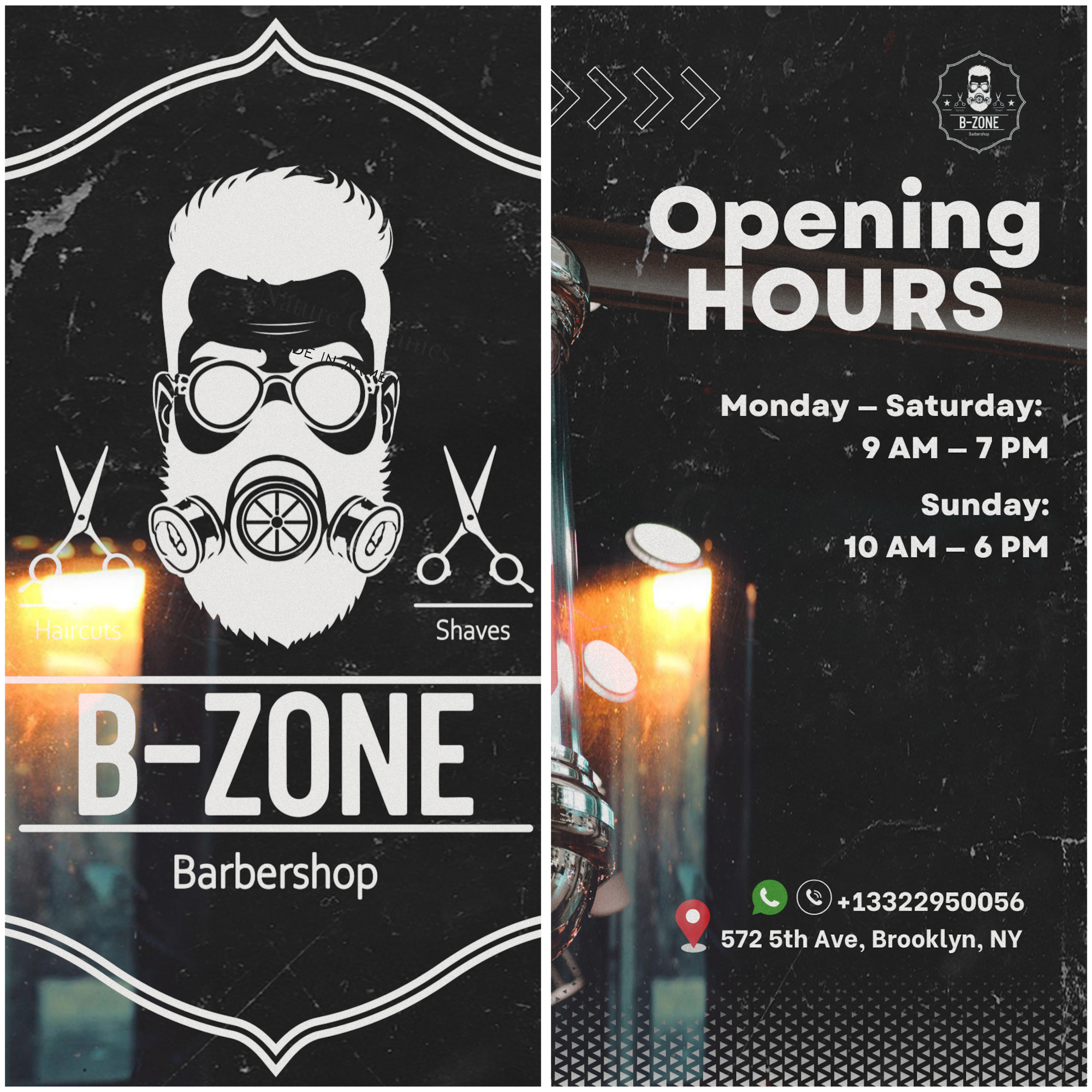 B-Zone Barbershop 572 5th Ave, Brooklyn New York 11215