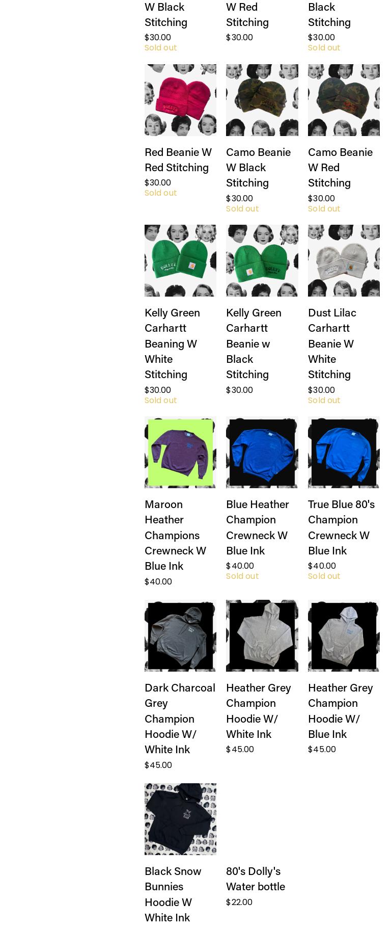 Dolly's Swing and Dive Menu