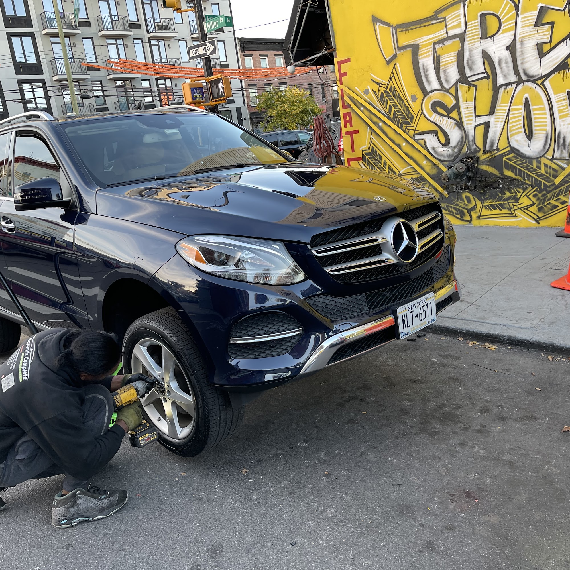 Fama tires shop cop Brooklyn