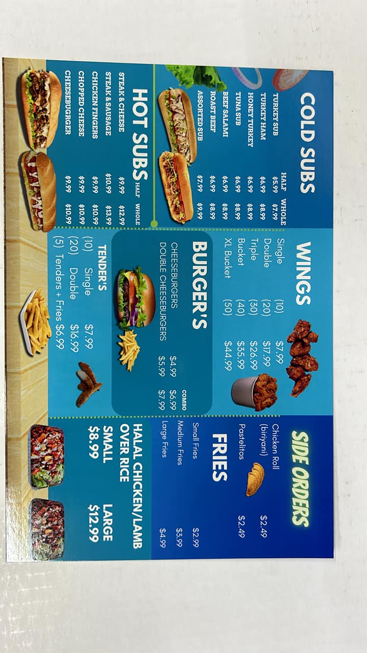 United Express Deli Menu