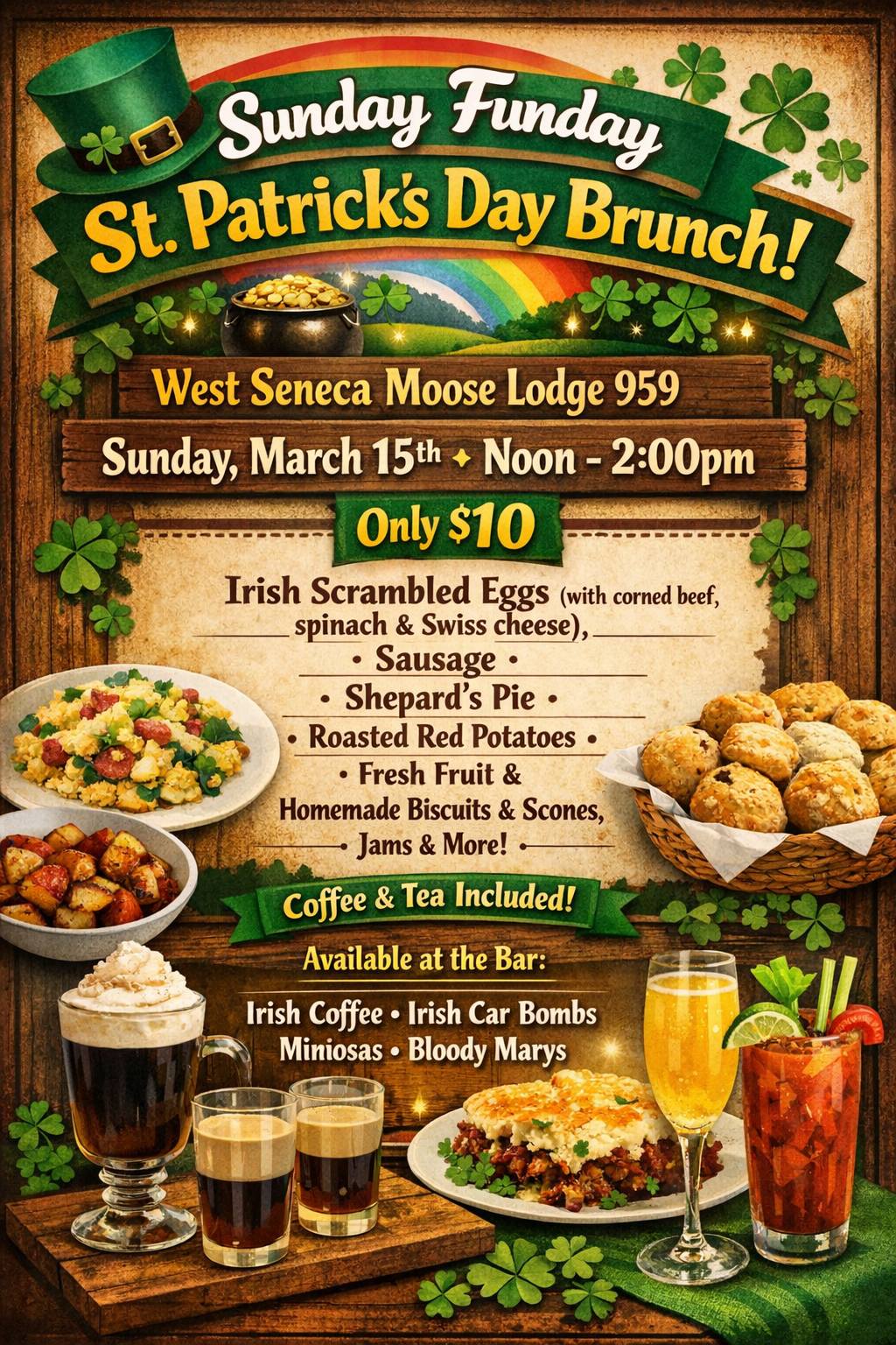 West Seneca Moose Lodge Menu