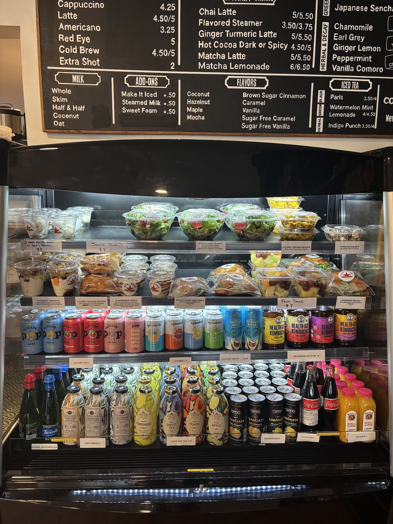 Red Star Cafe & Bakery Menu