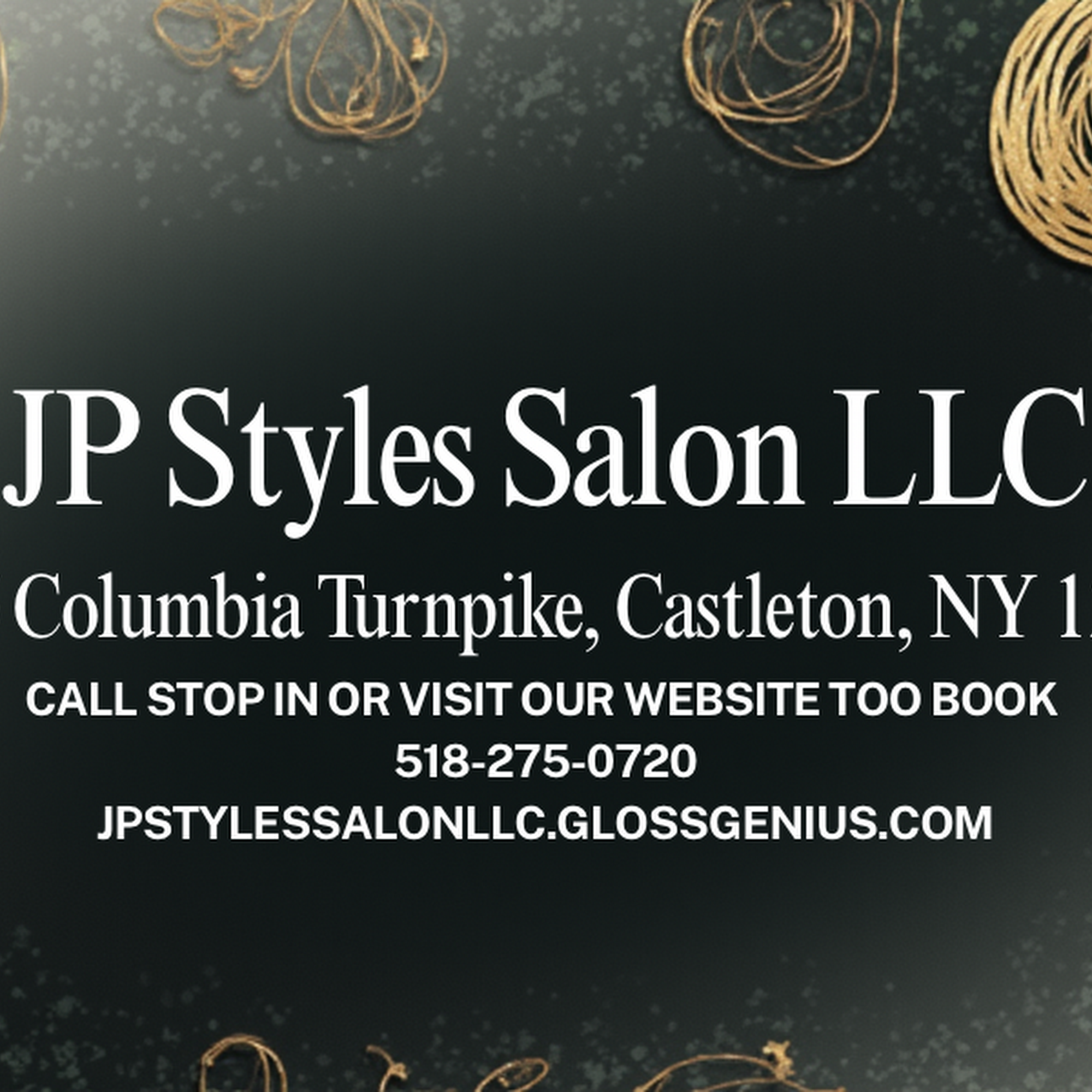 JP Styles Salon LLC 1615 Columbia Turnpike, Castleton-On-Hudson New York 12033