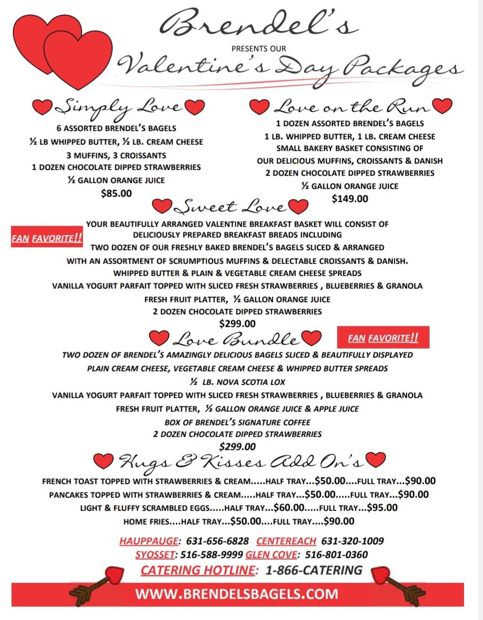 Brendels Bagels - catering Menu
