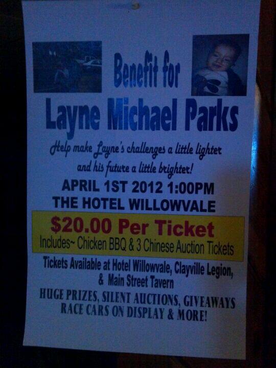 Willovale Hotel Menu