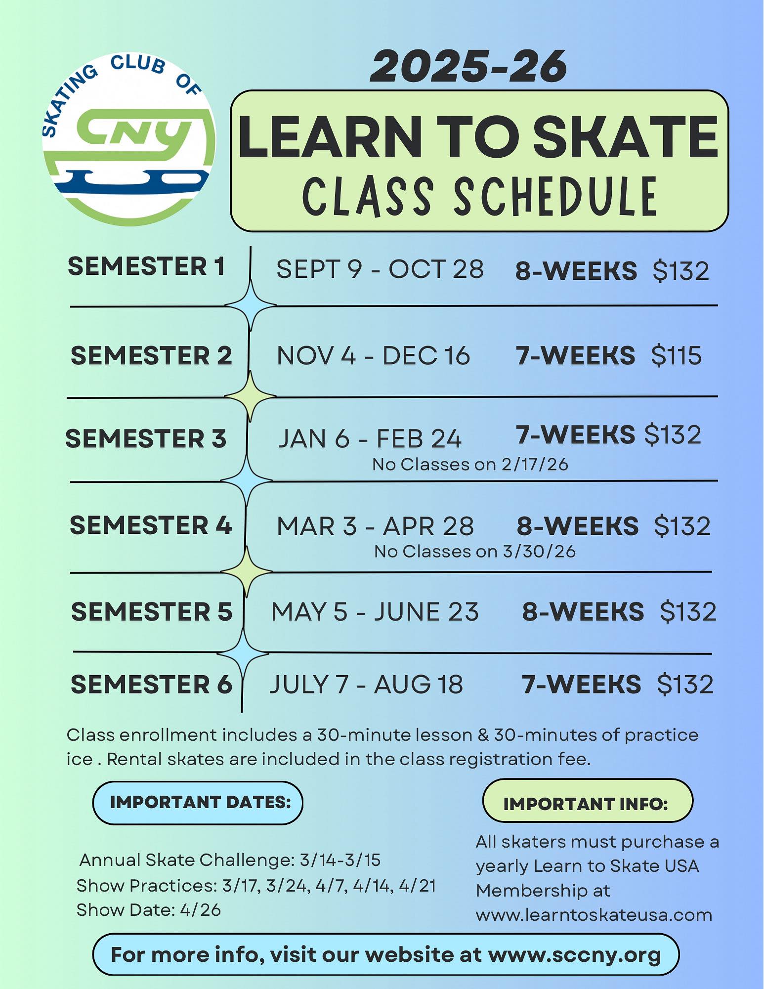 Twin Rinks @ The MACC Menu
