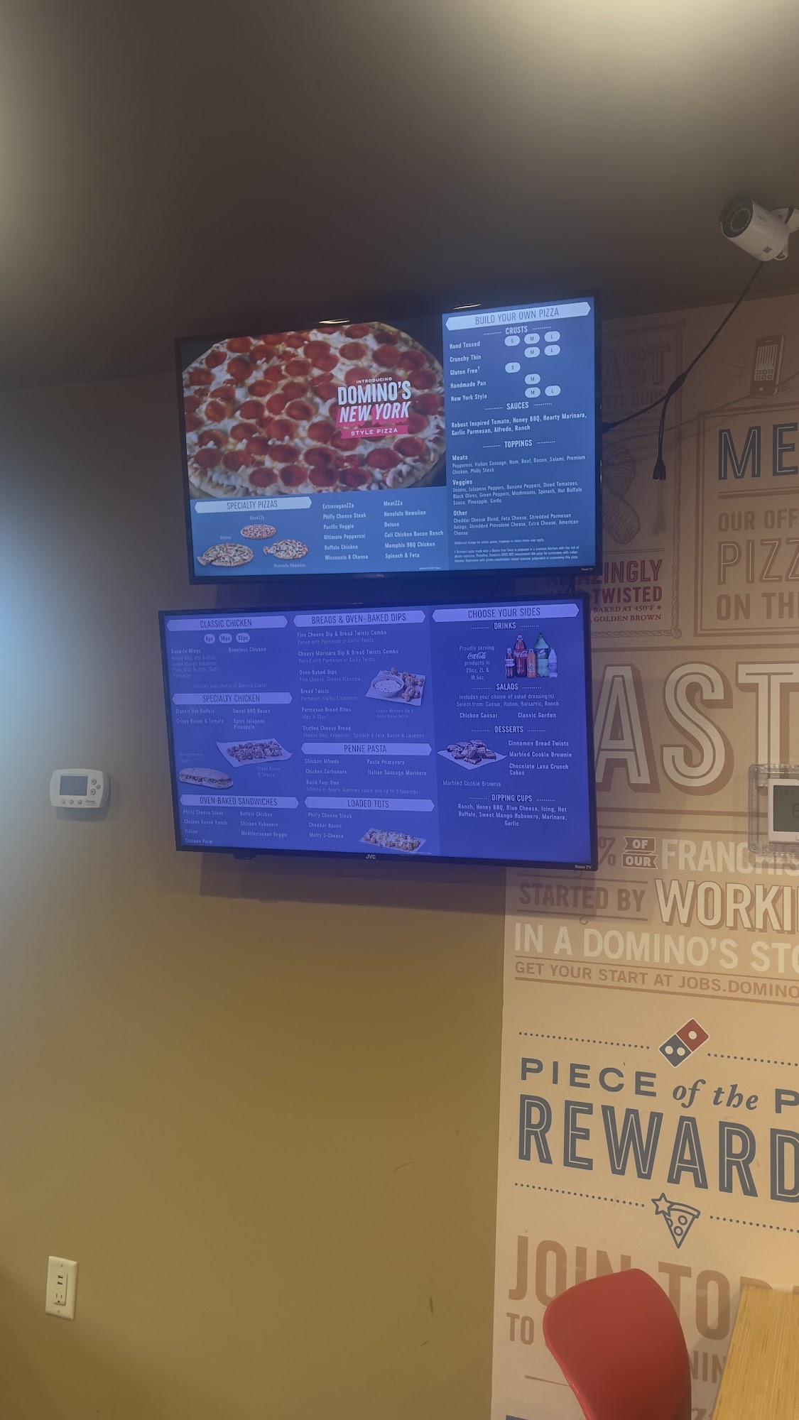 Domino's Pizza Menu