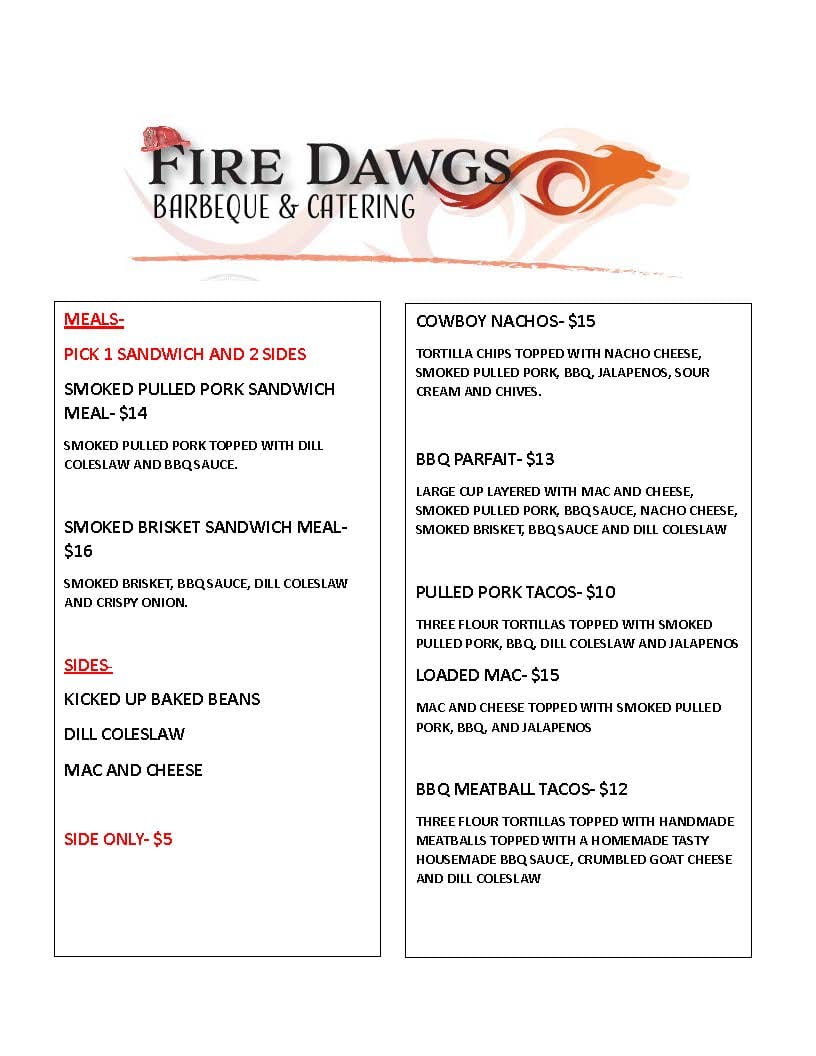Homer Hops Brewing Menu