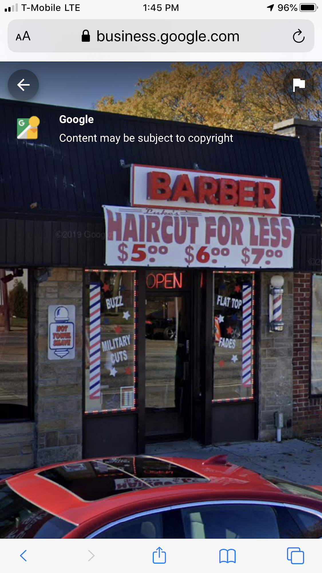 Luke's Barber shop