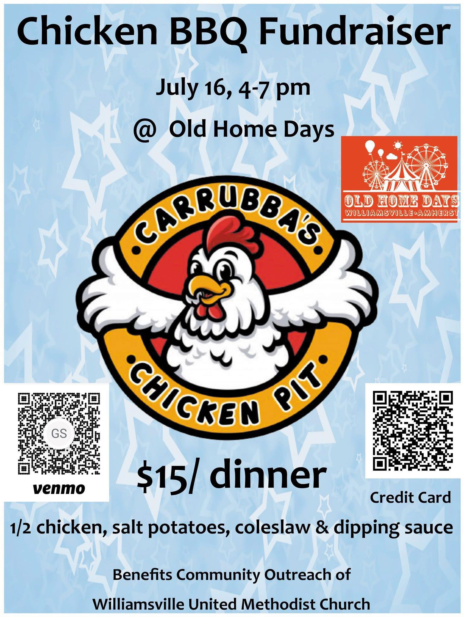 Carrubba's Chicken Pit Menu