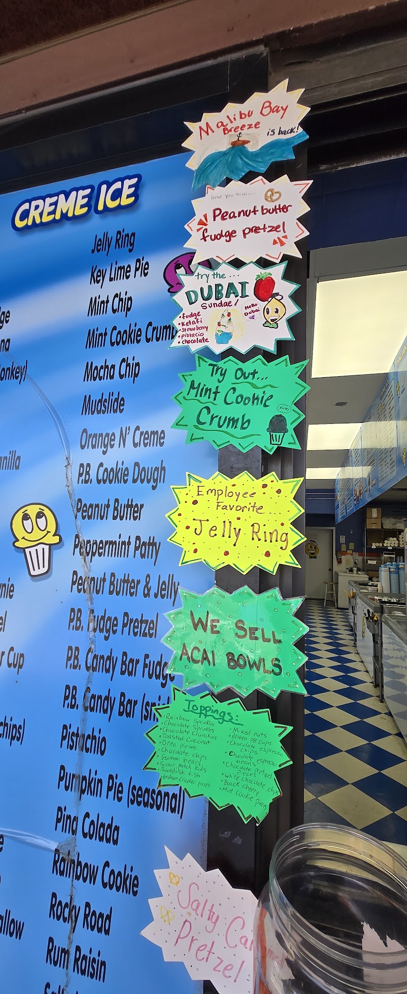 Ralphs Famous Italian Ices Menu