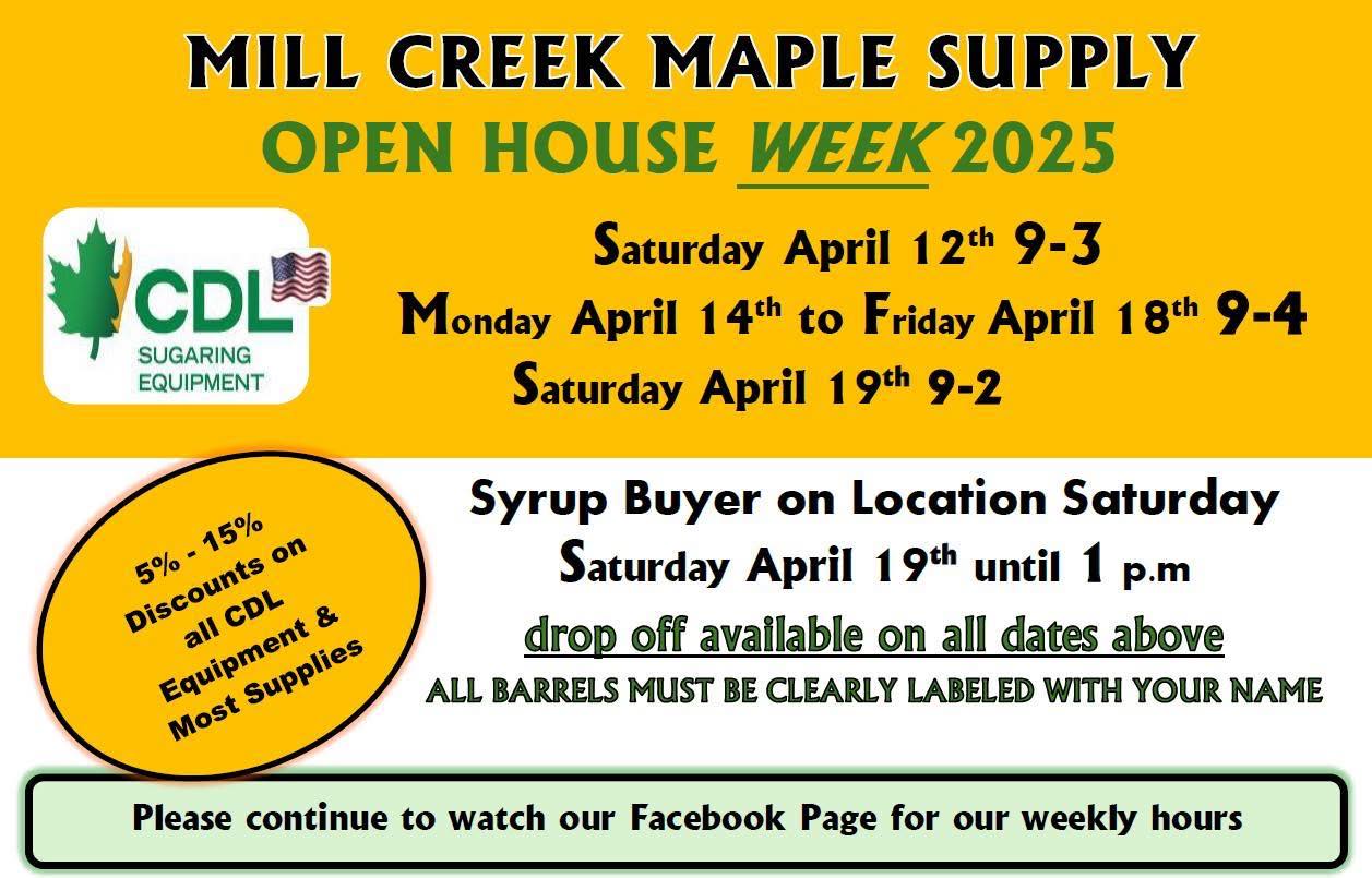 Mill Creek Maple Supply Edmeston