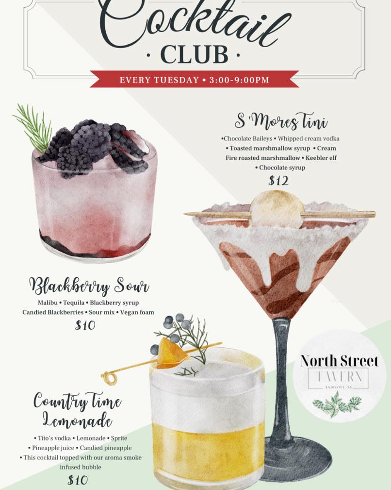 Northside Tavern Menu